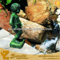 garden life size casting bronze fountain of nude child for sale